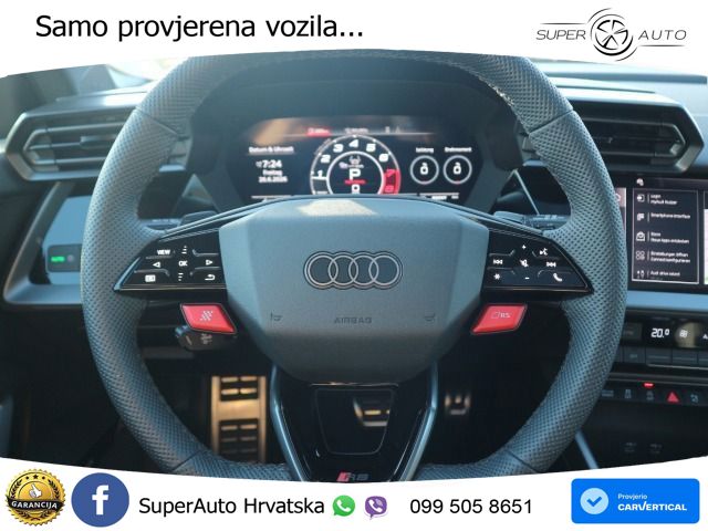 Audi RS3 Sedan 2.5 TFSI (400 KS) quattro S tronic LED+GR SJED+ACC