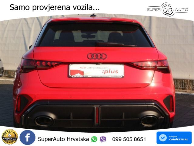 Audi RS3 Sedan 2.5 TFSI (400 KS) quattro S tronic LED+GR SJED+ACC