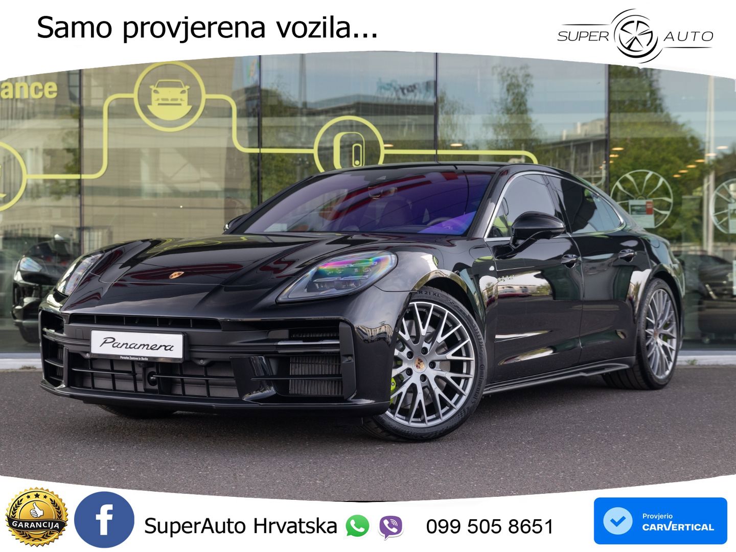 Porsche Panamera 4S 2.9 V6 (544 KS) E-Hybrid PDK ACC+HEAD+4xGR SJED+360+PANO