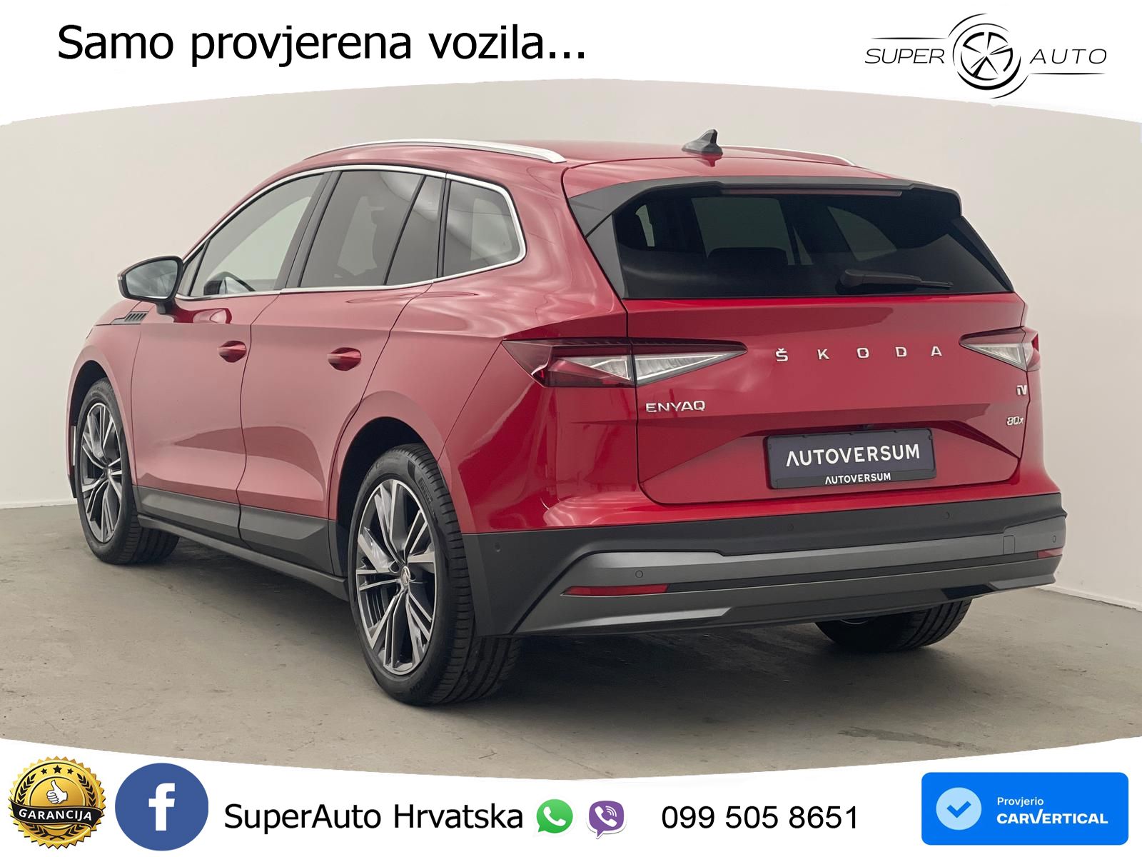 Škoda Enyaq iV 80x 82 kWh (265 KS) AWD