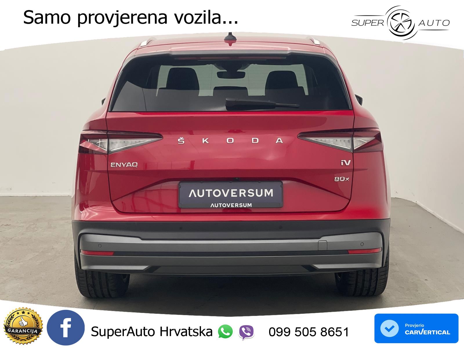 Škoda Enyaq iV 80x 82 kWh (265 KS) AWD