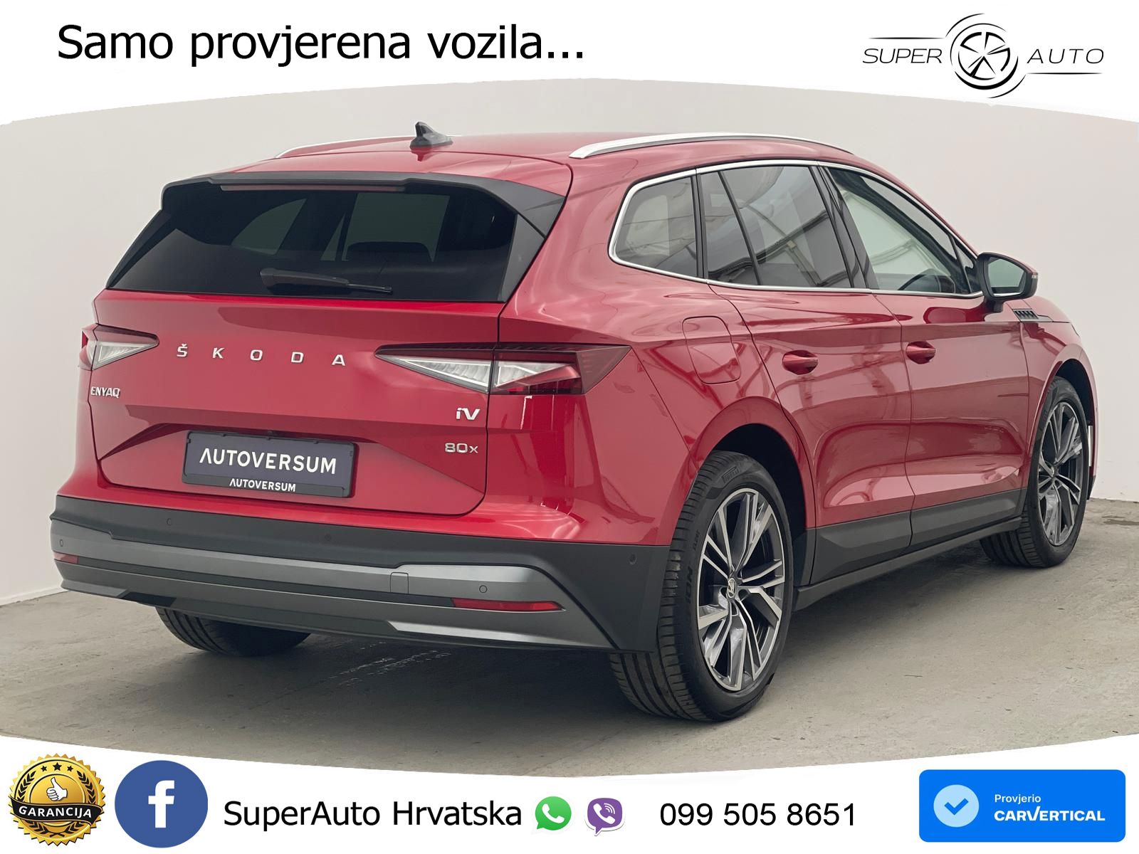 Škoda Enyaq iV 80x 82 kWh (265 KS) AWD