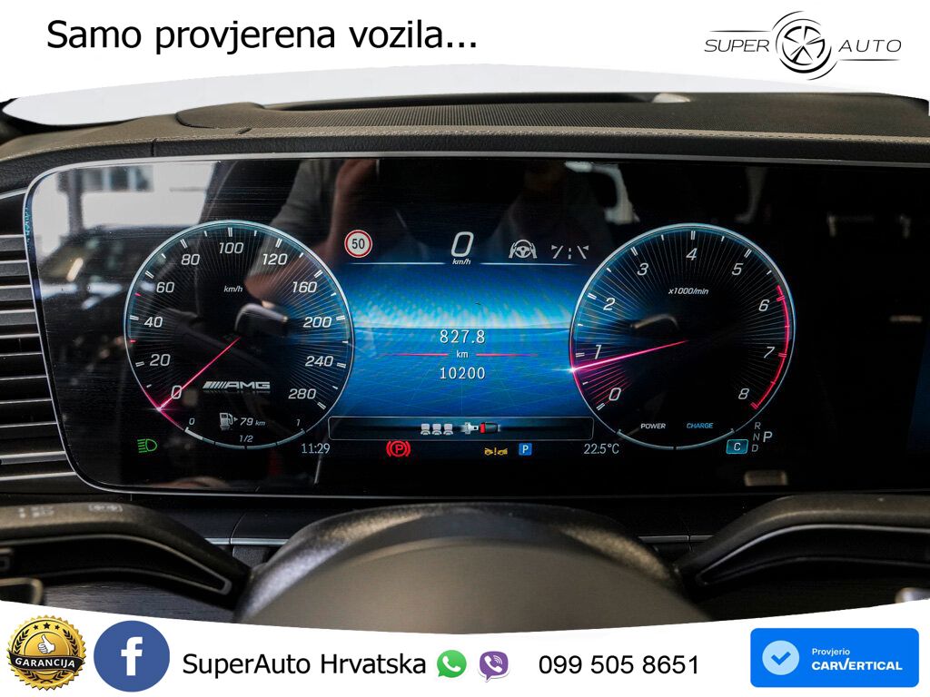 Mercedes AMG GLE 53 (435 KS) EQ Boost 4MATIC+ AMG SPEEDSHIFT TCT 9G LED+GR SJED+ACC