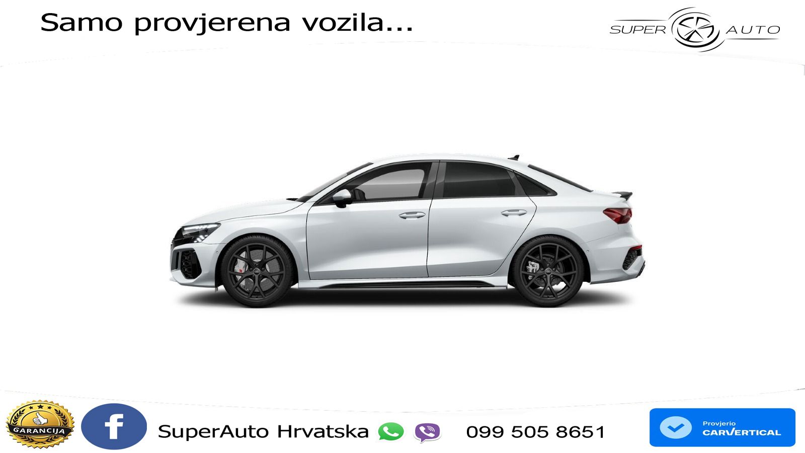 Audi RS3 Sedan 2.5 TFSI (400 KS) quattro S tronic LED+GR SJED+ACC