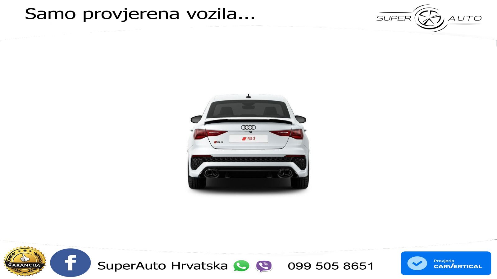 Audi RS3 Sedan 2.5 TFSI (400 KS) quattro S tronic LED+GR SJED+ACC