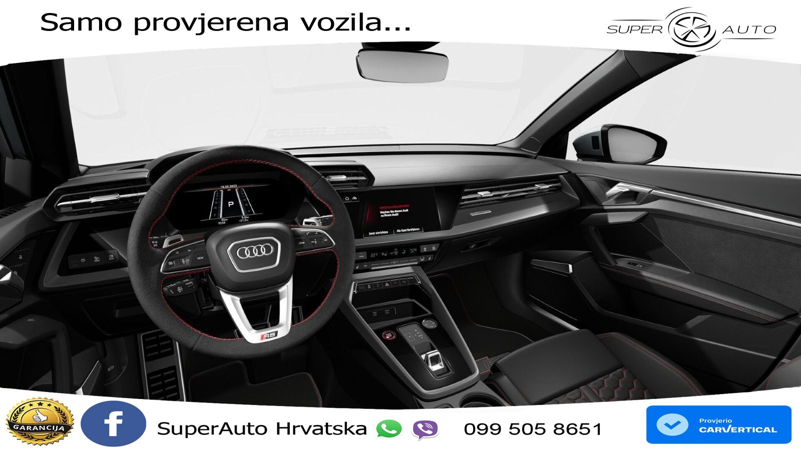 Audi RS3 Sedan 2.5 TFSI (400 KS) quattro S tronic LED+GR SJED+ACC