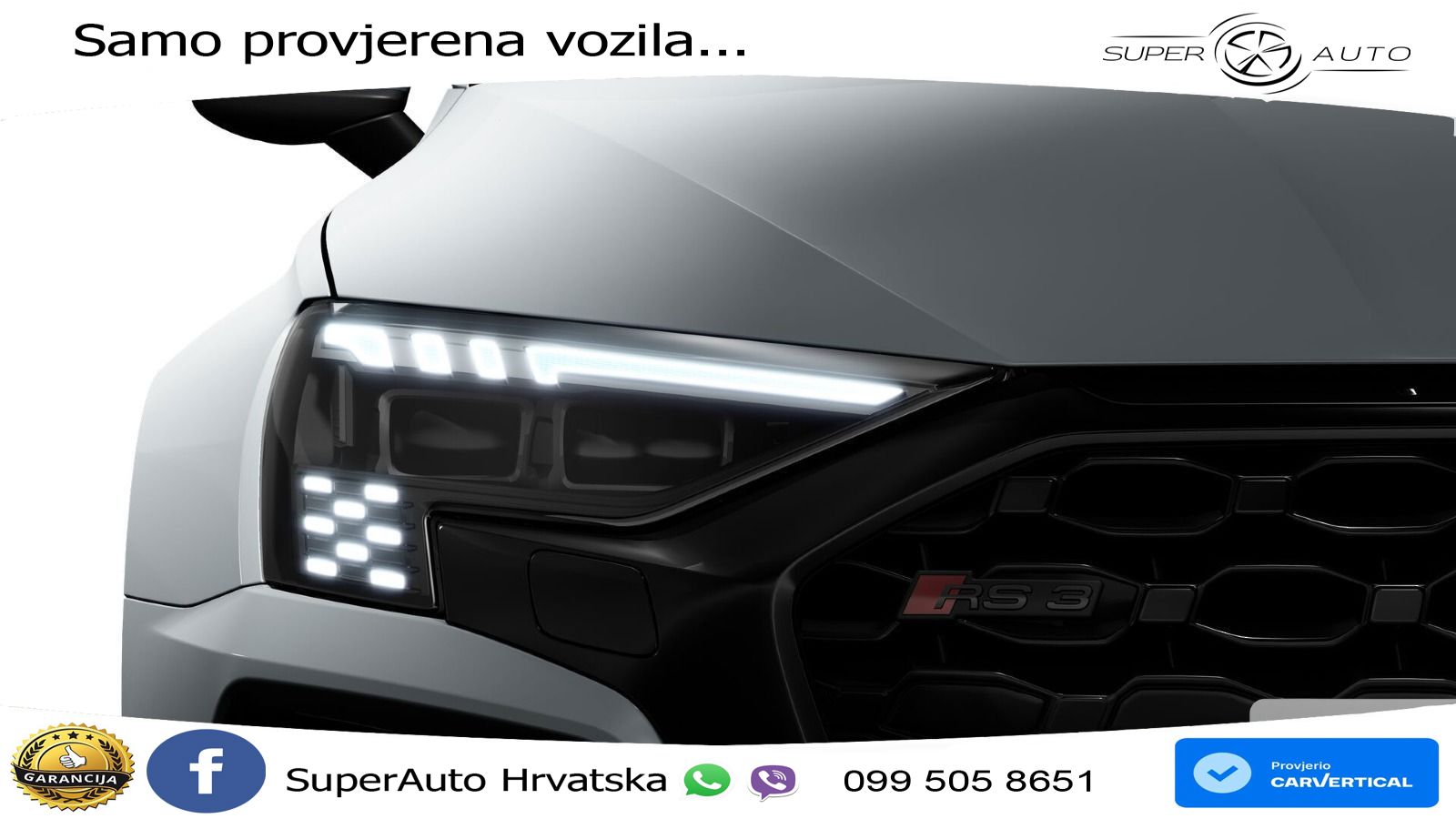 Audi RS3 Sedan 2.5 TFSI (400 KS) quattro S tronic LED+GR SJED+ACC
