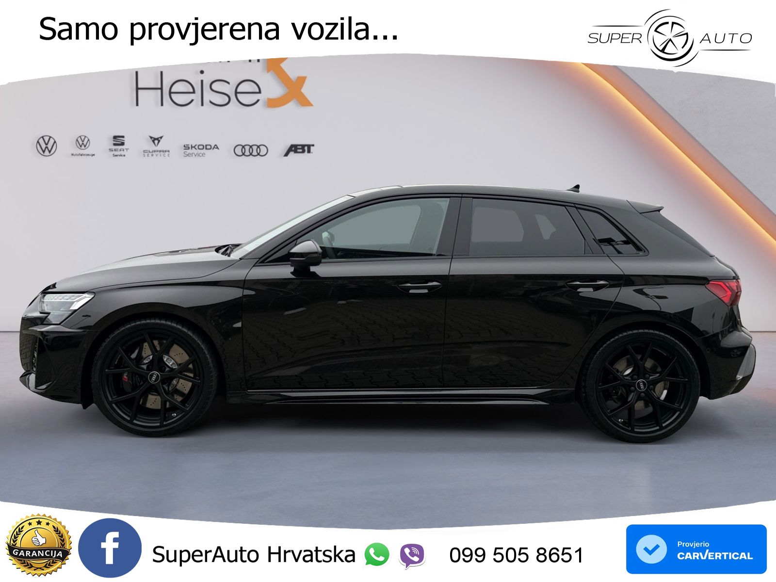 Audi RS3 ABT Sportback 2.5 TFSI (485 KS) quattro S tronic LED+GR SJED+ACC