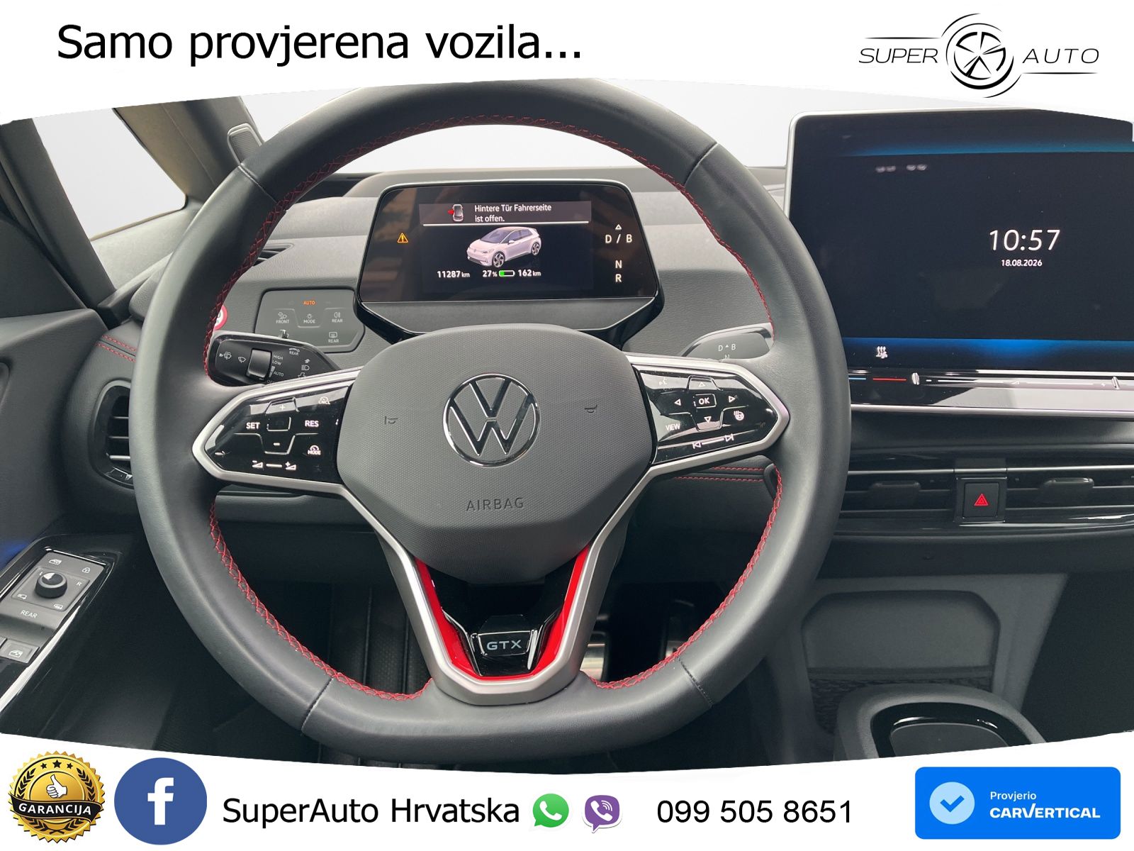 Volkswagen ID.3 GTX Performance 84 kWh (326 KS) LED+GR SJED+ACC