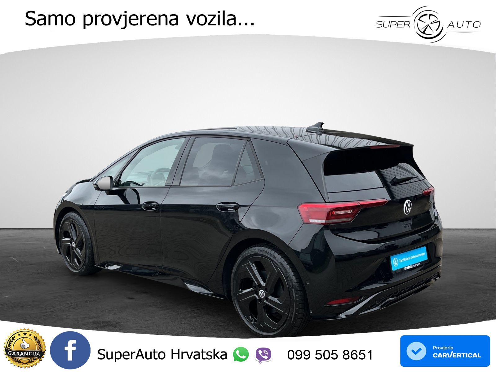 Volkswagen ID.3 GTX Performance 84 kWh (326 KS) LED+GR SJED+ACC