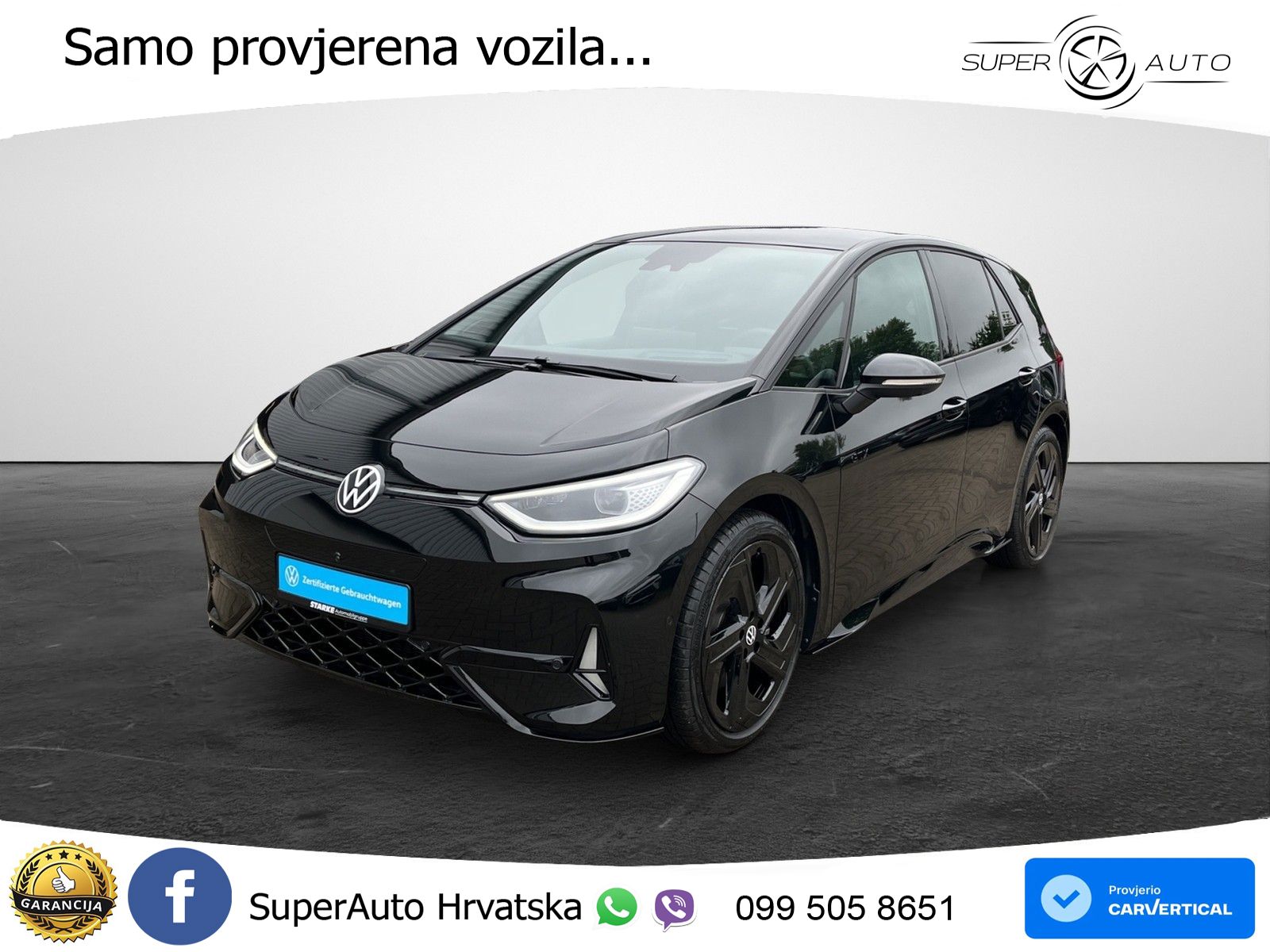 Volkswagen ID.3 GTX Performance 84 kWh (326 KS) LED+GR SJED+ACC