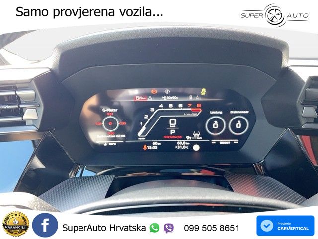 Audi RS3 Sedan 2.5 TFSI (400 KS) quattro S tronic LED+GR SJED+ACC