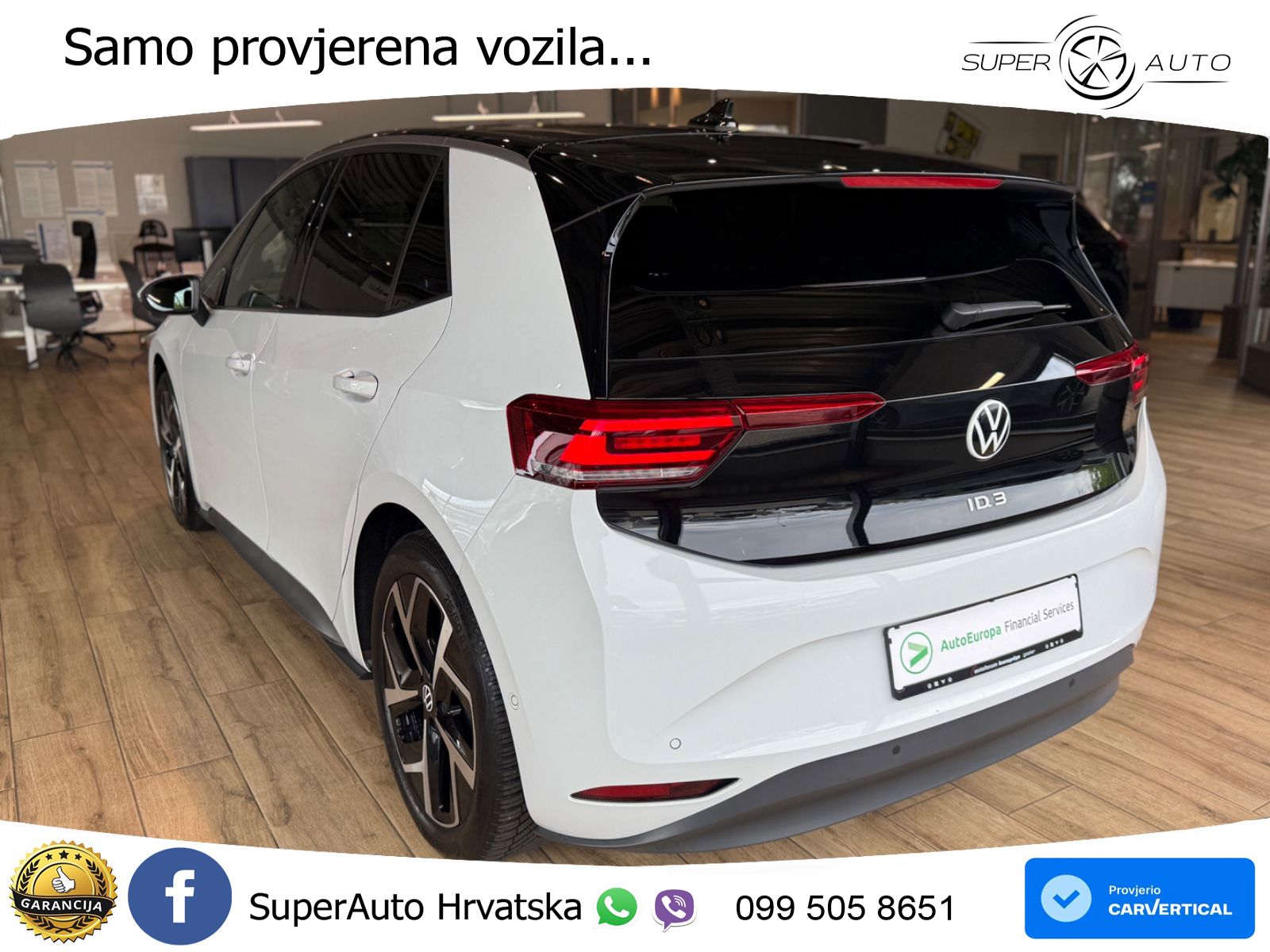 Volkswagen ID.3 Pro 62 kWh (204 KS) LED+GR SJED+ACC