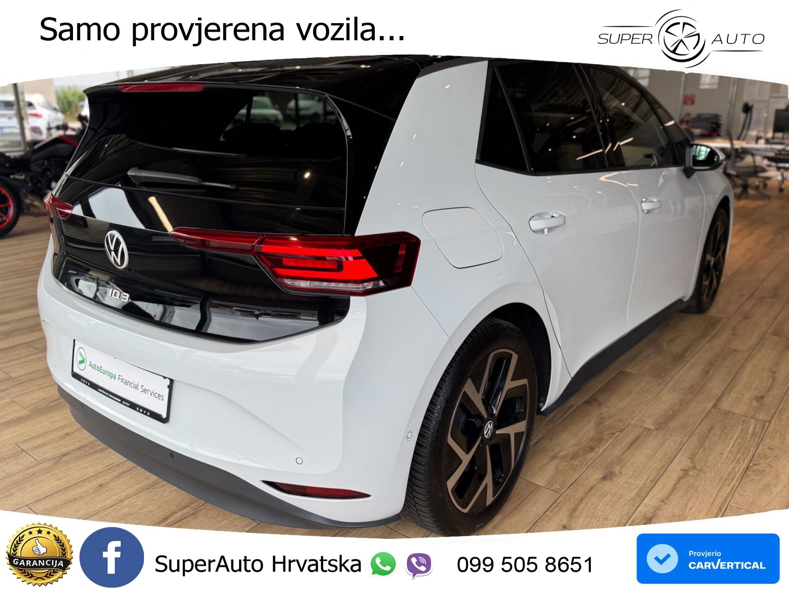 Volkswagen ID.3 Pro 62 kWh (204 KS) LED+GR SJED+ACC