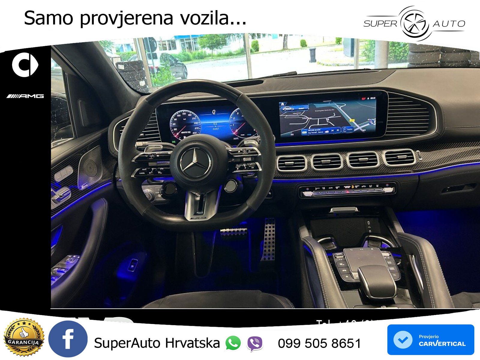 Mercedes AMG GLE 63 S V8 (612 KS) EQ Boost 4MATIC+ AMG SPEEDSHIFT TCT 9G LED+GR SJED+ACC