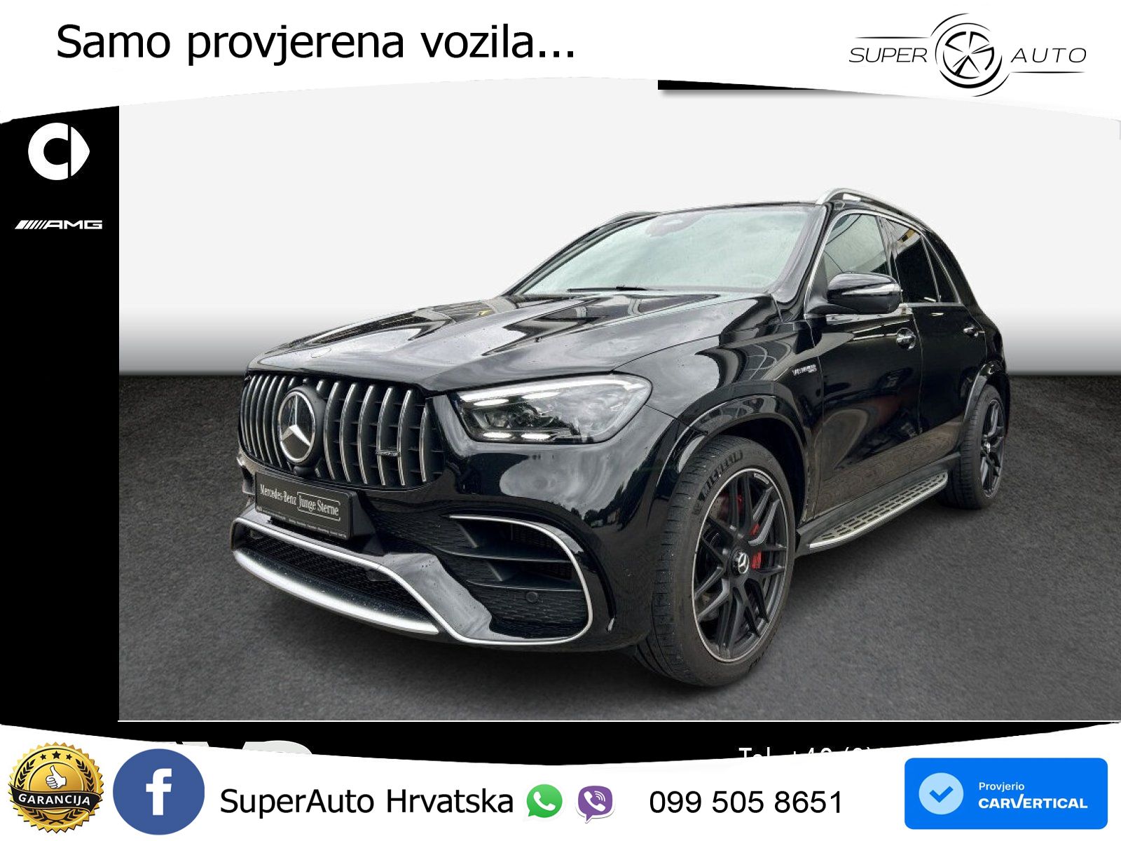 Mercedes AMG GLE 63 S V8 (612 KS) EQ Boost 4MATIC+ AMG SPEEDSHIFT TCT 9G LED+GR SJED+ACC