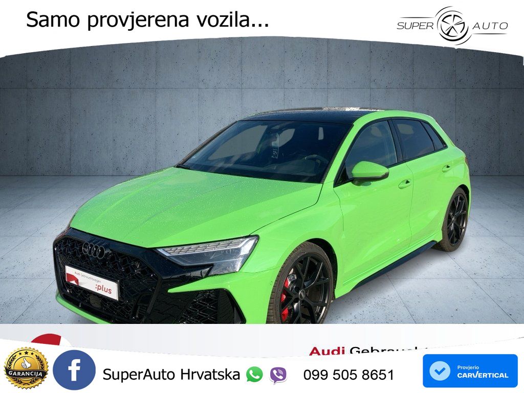 Audi RS3 Sedan 2.5 TFSI (400 KS) quattro S tronic LED+GR SJED+ACC