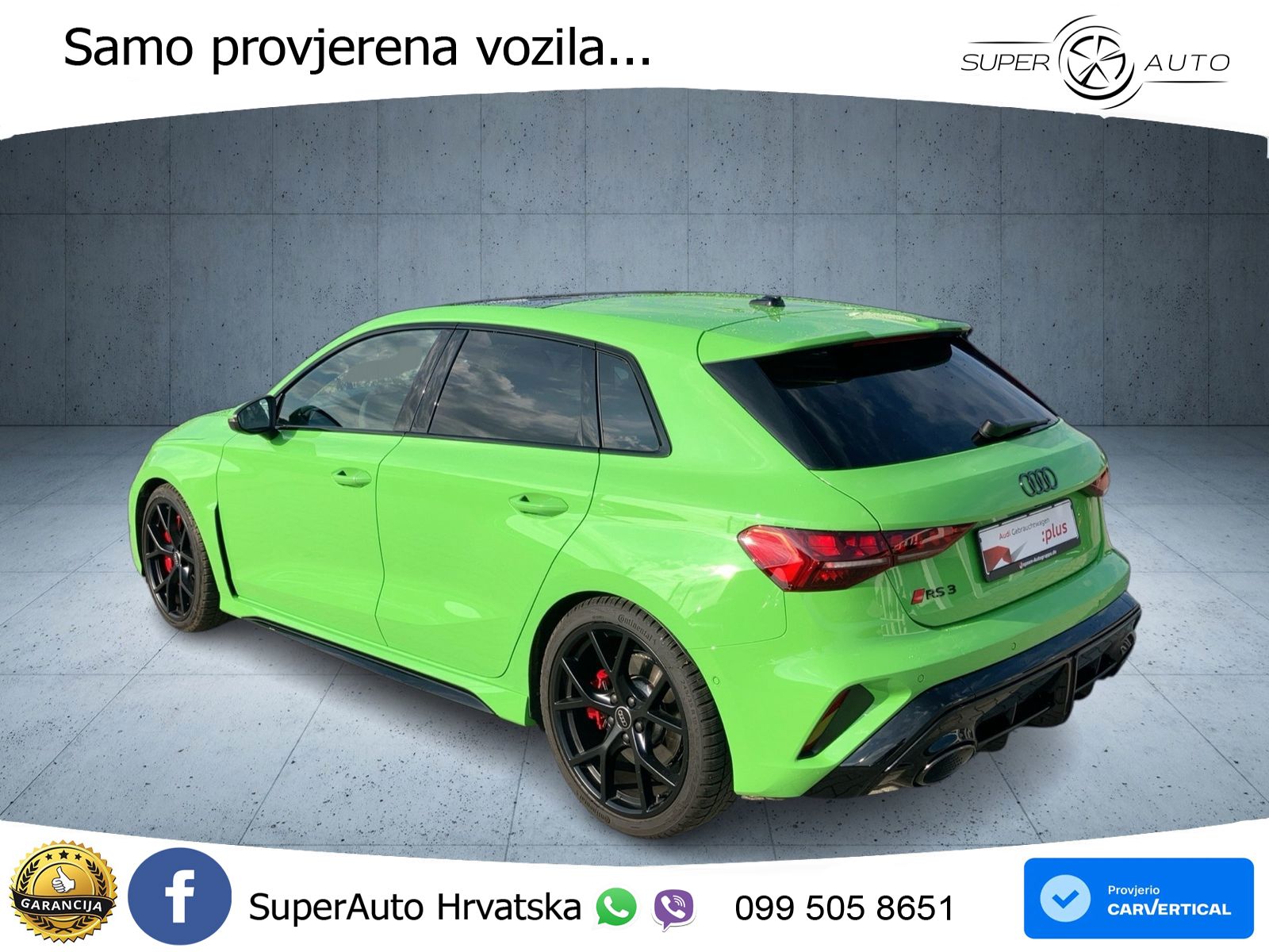 Audi RS3 Sedan 2.5 TFSI (400 KS) quattro S tronic LED+GR SJED+ACC