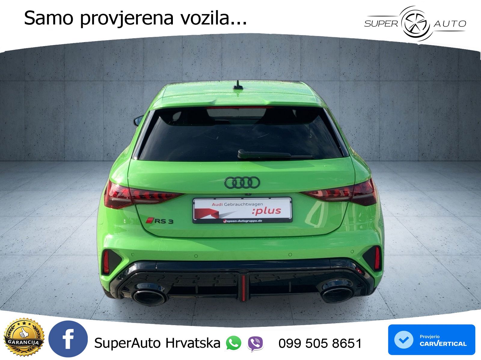 Audi RS3 Sedan 2.5 TFSI (400 KS) quattro S tronic LED+GR SJED+ACC