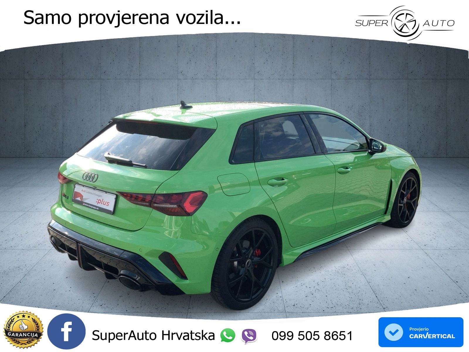 Audi RS3 Sedan 2.5 TFSI (400 KS) quattro S tronic LED+GR SJED+ACC