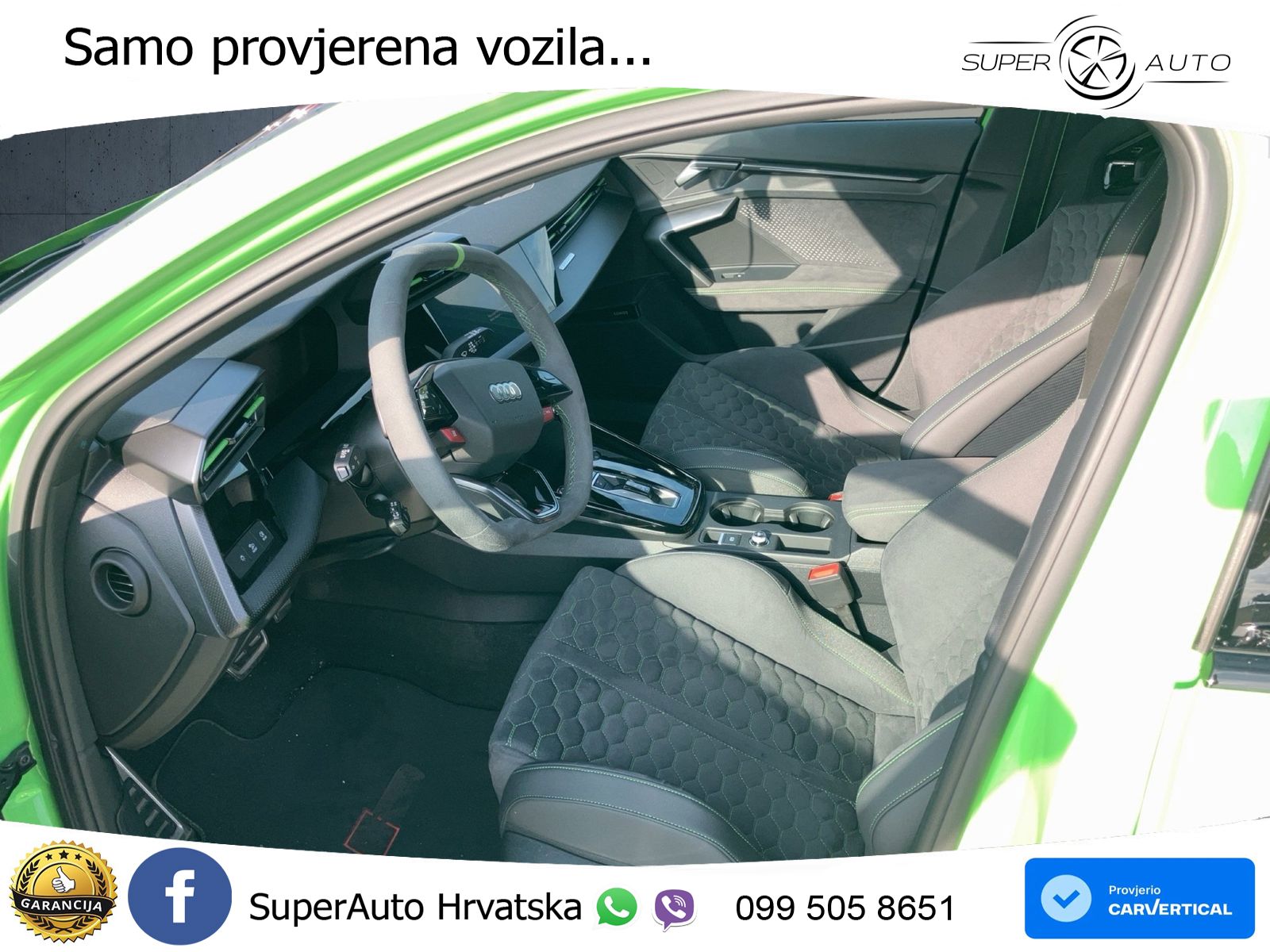 Audi RS3 Sedan 2.5 TFSI (400 KS) quattro S tronic LED+GR SJED+ACC