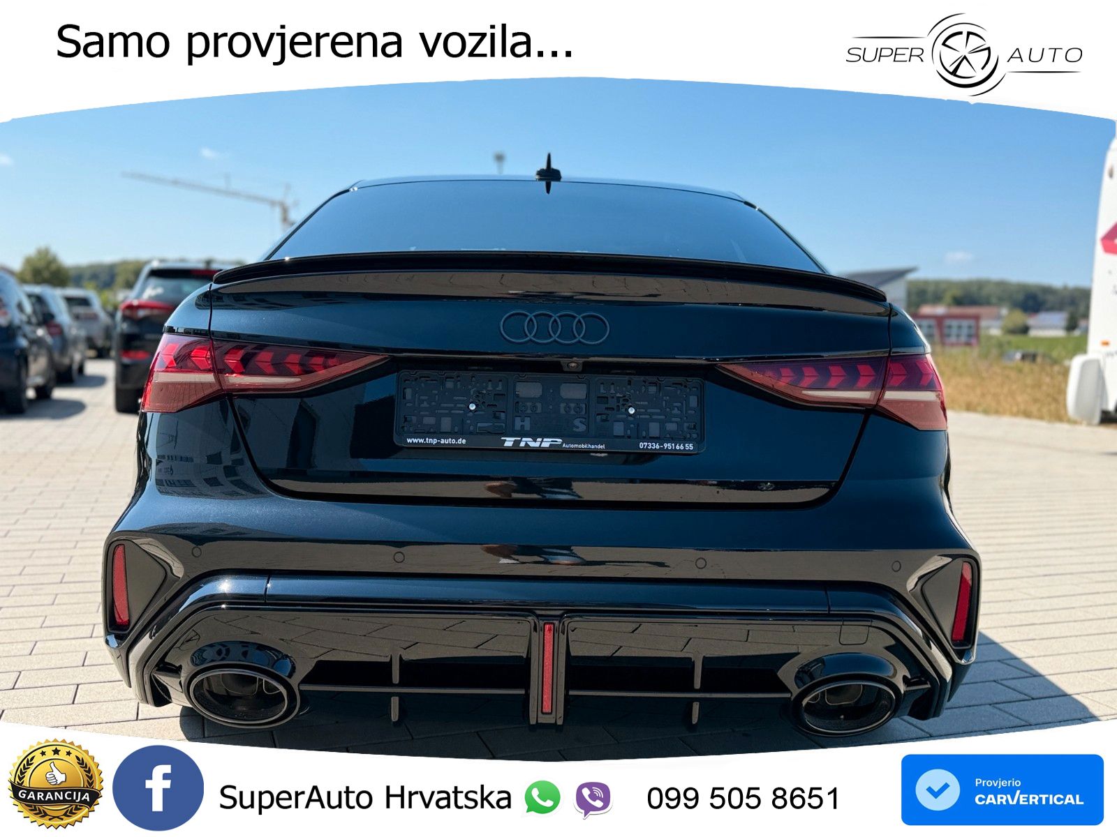 Audi RS3 Sedan 2.5 TFSI (400 KS) quattro S tronic LED+GR SJED+ACC