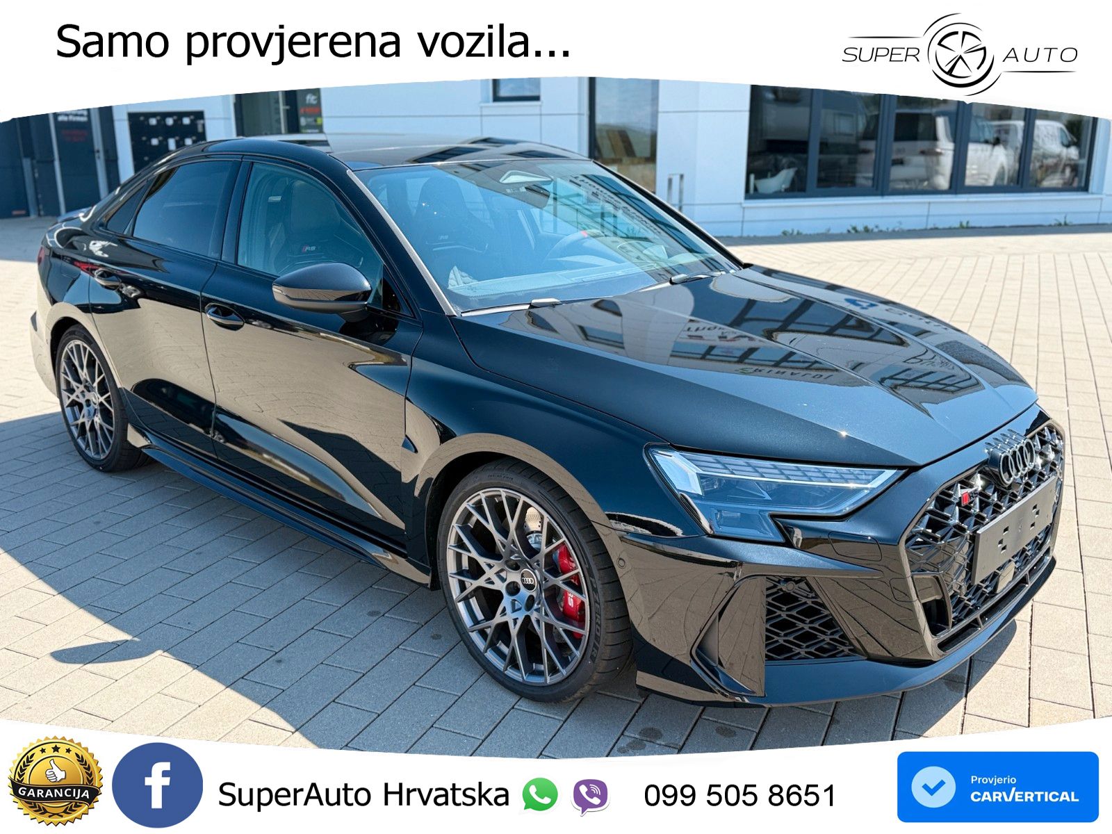 Audi RS3 Sedan 2.5 TFSI (400 KS) quattro S tronic LED+GR SJED+ACC