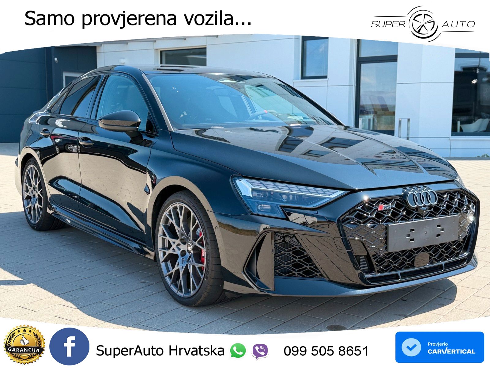 Audi RS3 Sedan 2.5 TFSI (400 KS) quattro S tronic LED+GR SJED+ACC