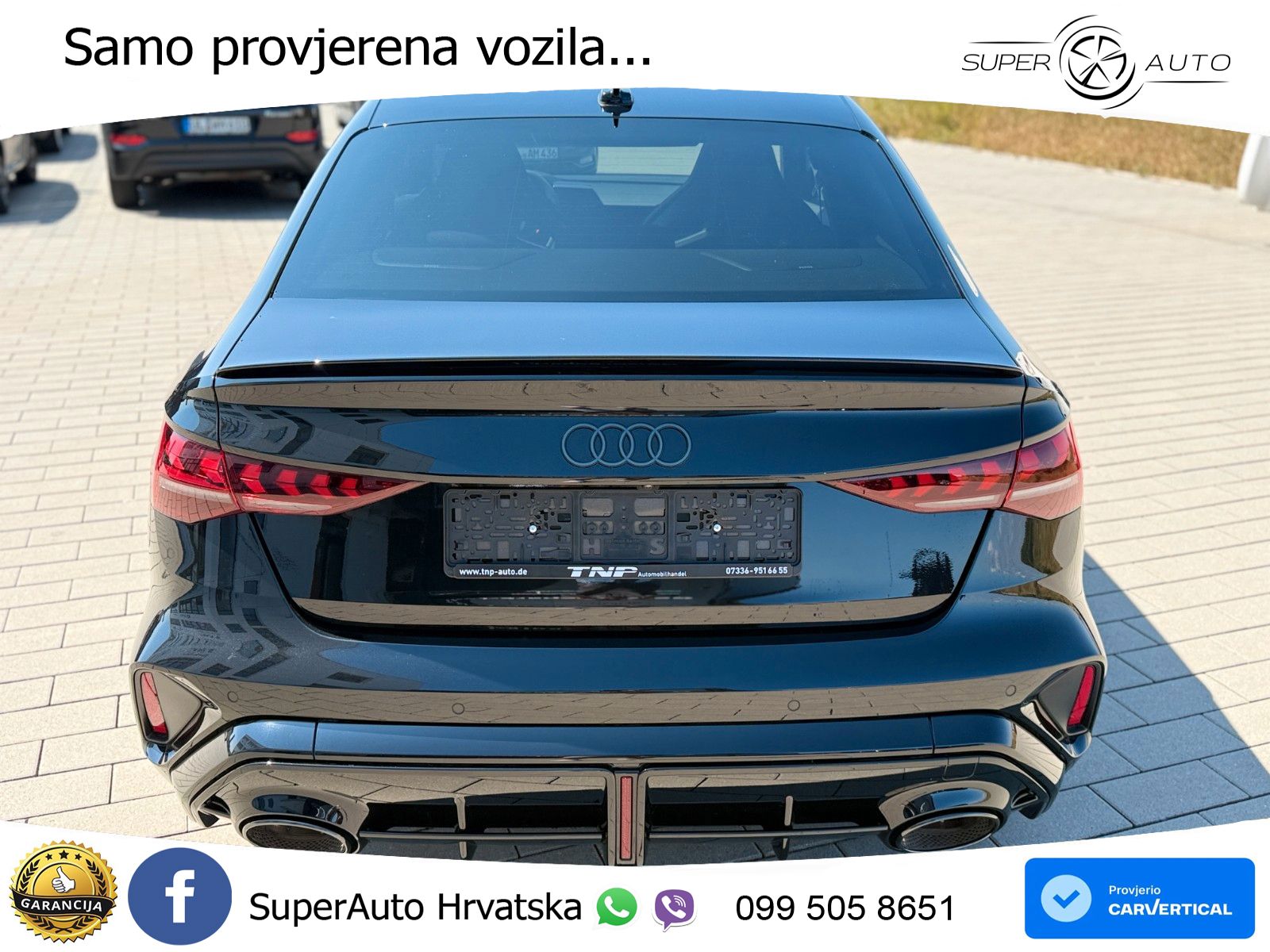 Audi RS3 Sedan 2.5 TFSI (400 KS) quattro S tronic LED+GR SJED+ACC