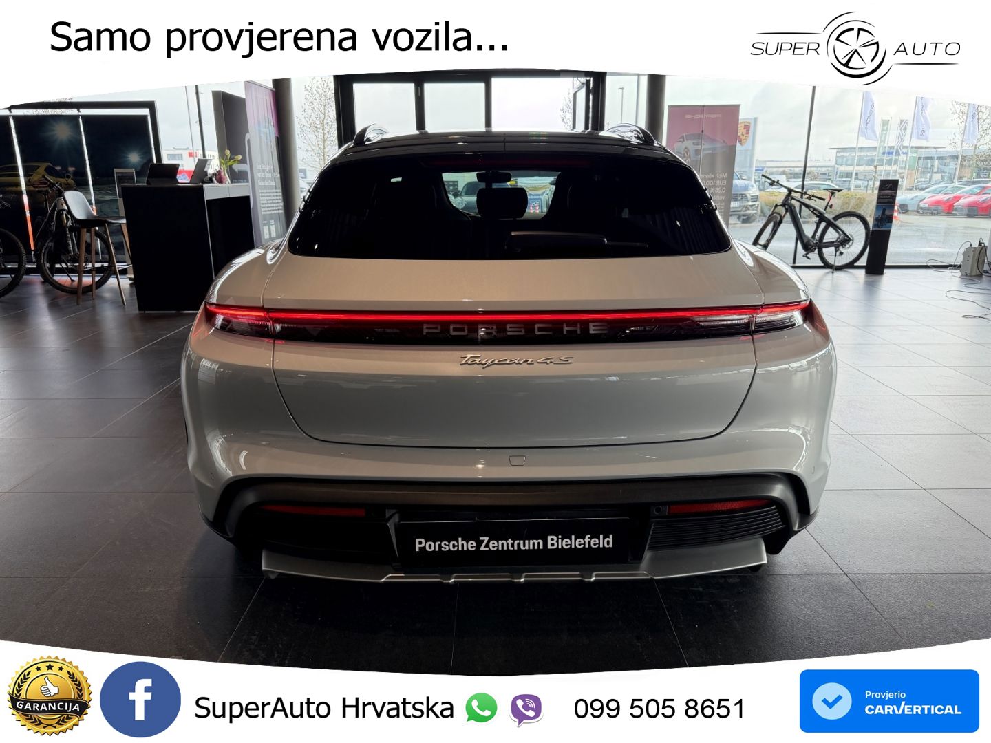Porsche Taycan Cross Turismo 4S 105 kWh (598 KS)