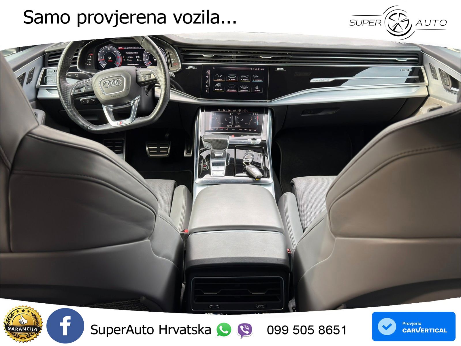 Audi Q8 50 TDI V6 (286 KS) quattro Tiptronic S line LED+GR SJED+ACC