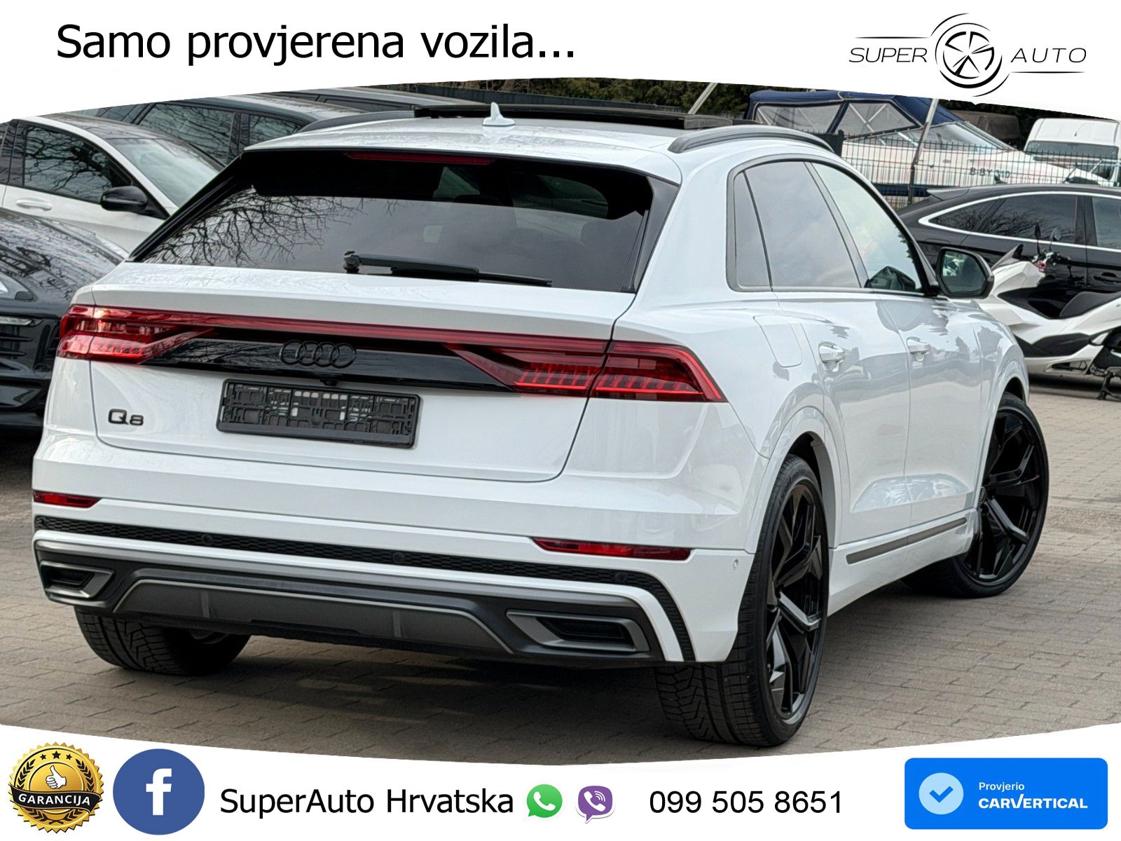 Audi Q8 50 TDI V6 (286 KS) quattro Tiptronic S line LED+GR SJED+ACC
