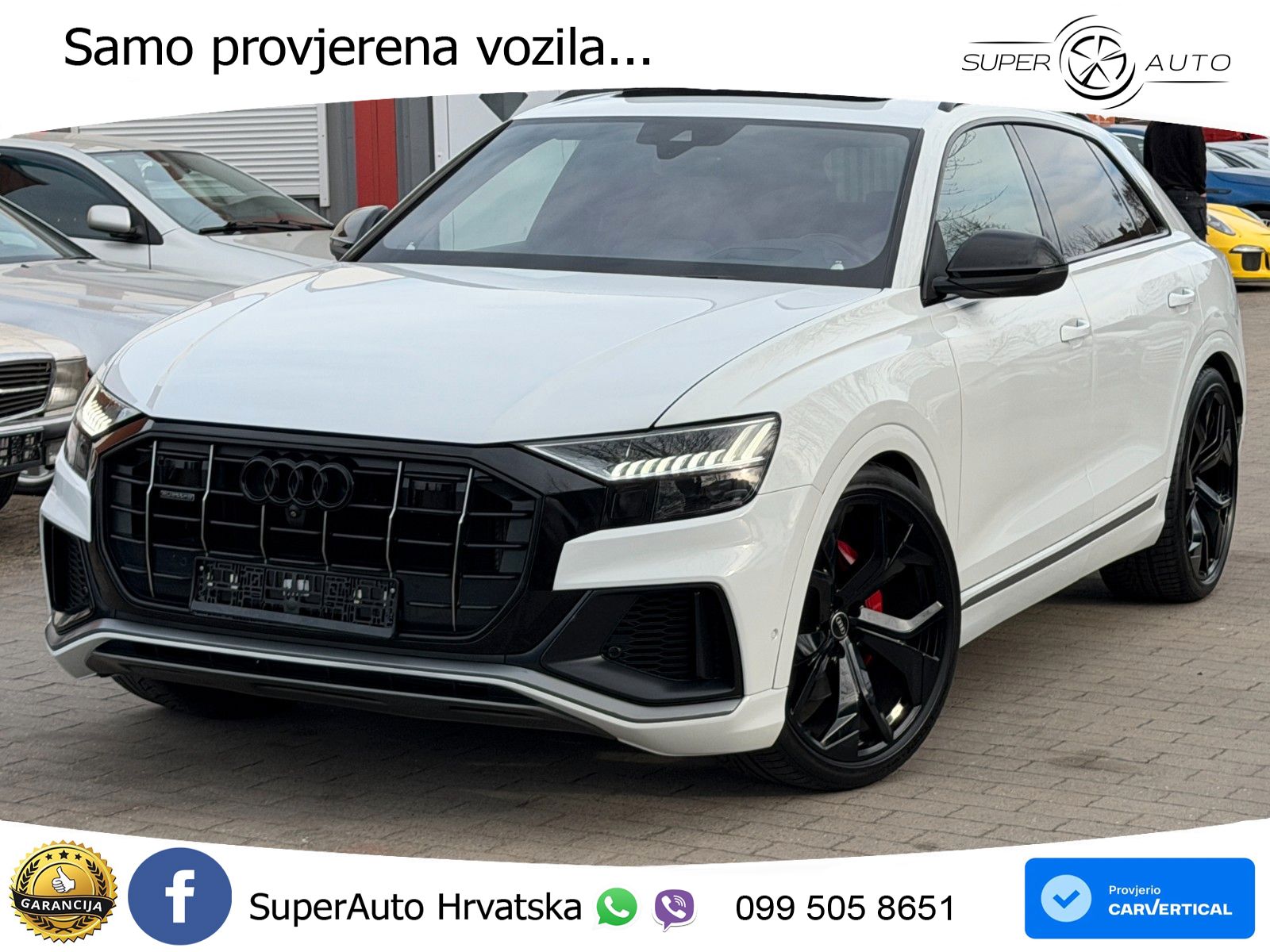 Audi Q8 50 TDI V6 (286 KS) quattro Tiptronic S line LED+GR SJED+ACC