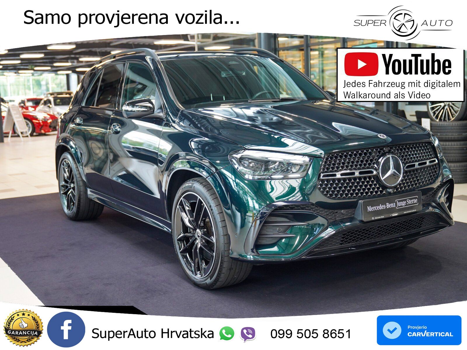 Mercedes GLE 450d (367 KS) EQ Boost 4MATIC 9G-TRONIC AMG LED+GR SJED+ACC