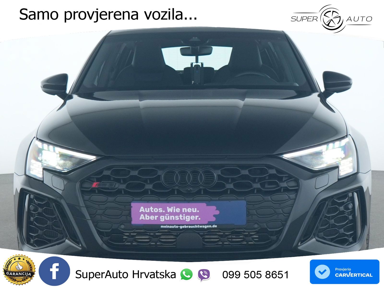 Audi RS3 Sportback 2.5 TFSI (400 KS) quattro S tronic LED+GR SJED+ACC