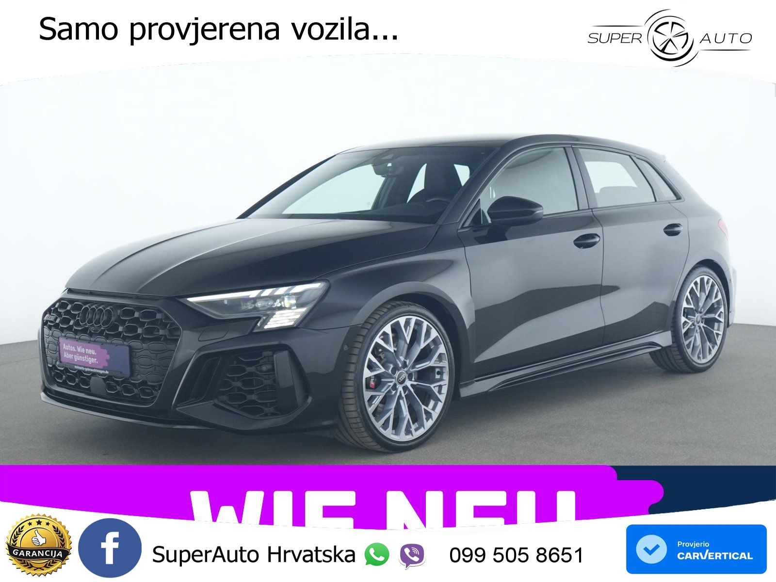 Audi RS3 Sportback 2.5 TFSI (400 KS) quattro S tronic LED+GR SJED+ACC