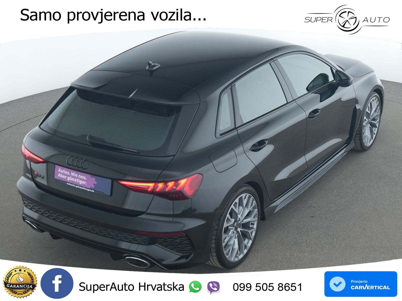 Audi RS3 Sportback 2.5 TFSI (400 KS) quattro S tronic LED+GR SJED+ACC