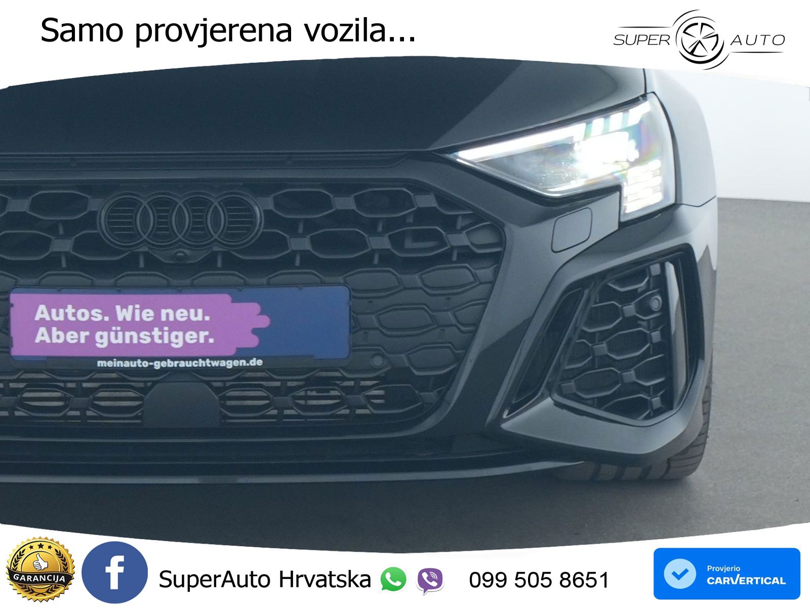 Audi RS3 Sportback 2.5 TFSI (400 KS) quattro S tronic LED+GR SJED+ACC
