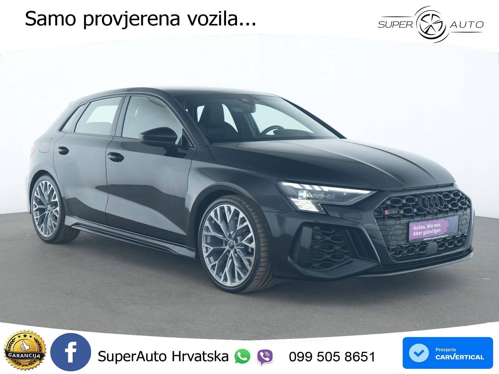 Audi RS3 Sportback 2.5 TFSI (400 KS) quattro S tronic LED+GR SJED+ACC
