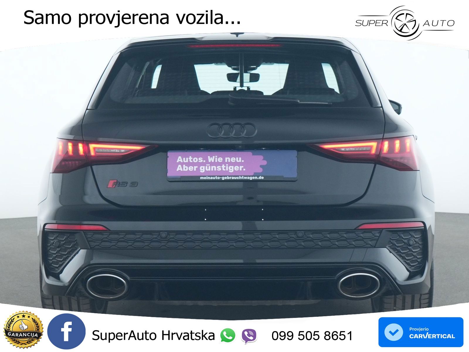Audi RS3 Sportback 2.5 TFSI (400 KS) quattro S tronic LED+GR SJED+ACC