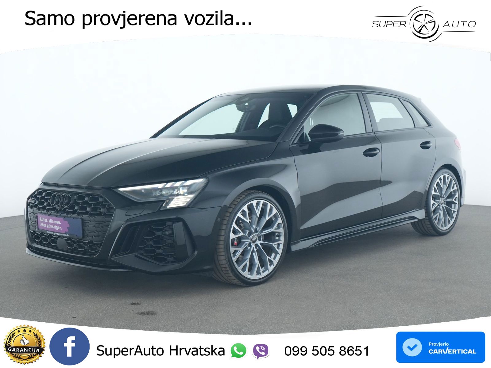 Audi RS3 Sportback 2.5 TFSI (400 KS) quattro S tronic LED+GR SJED+ACC