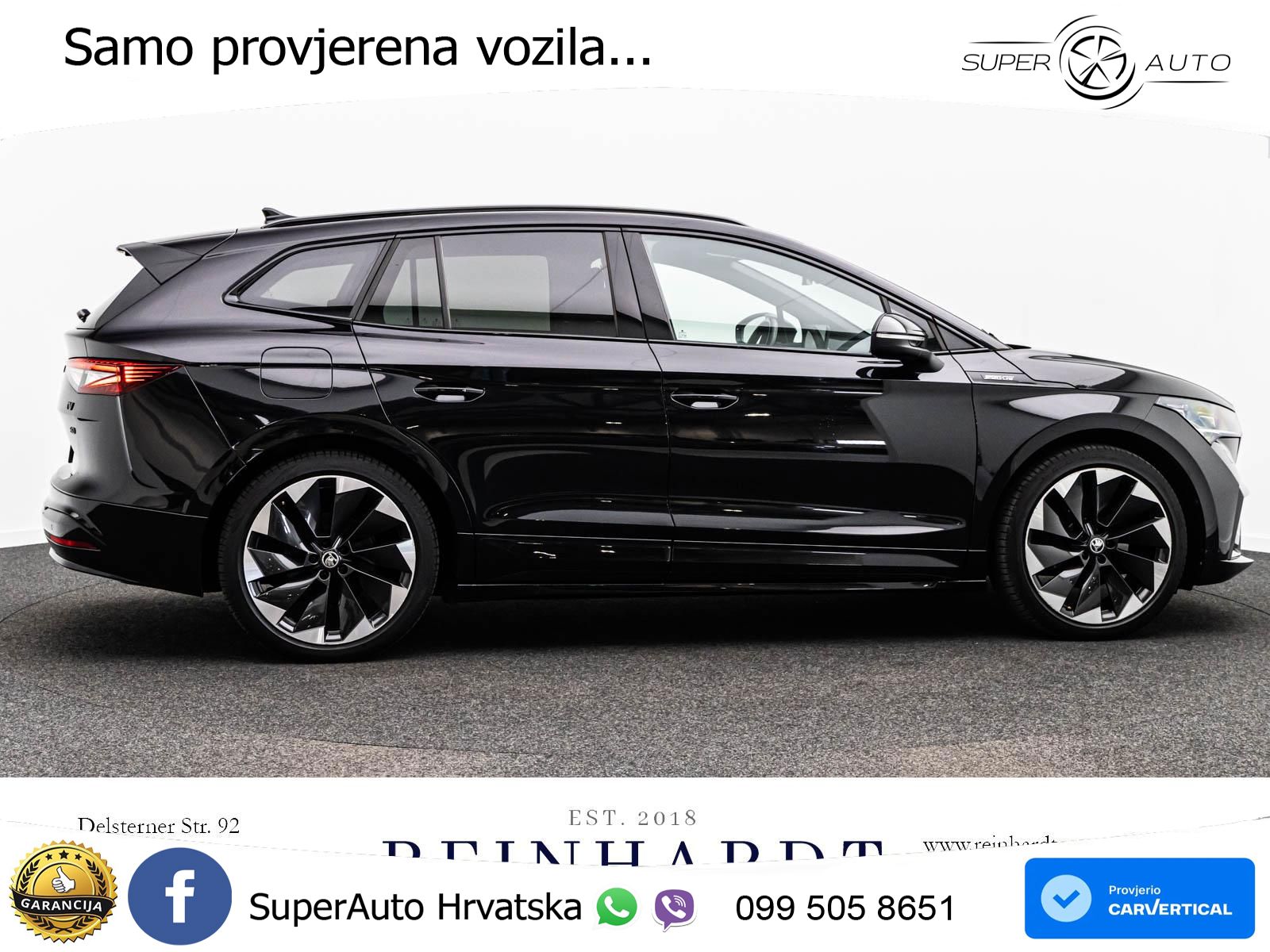 Škoda Enyaq iV 80 82 kWh (204 KS) SportLine LED+GR SJED+ACC