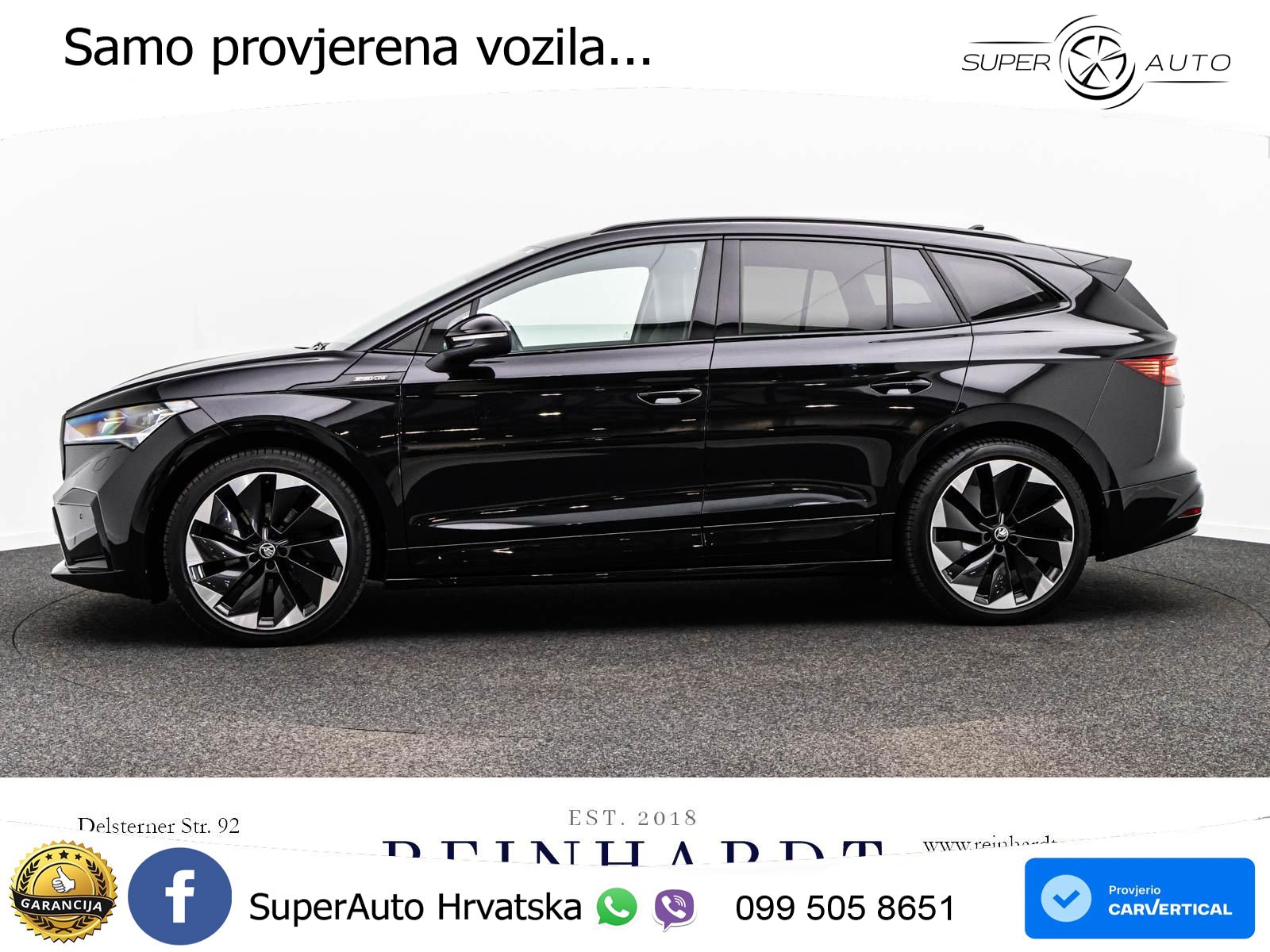 Škoda Enyaq iV 80 82 kWh (204 KS) SportLine LED+GR SJED+ACC
