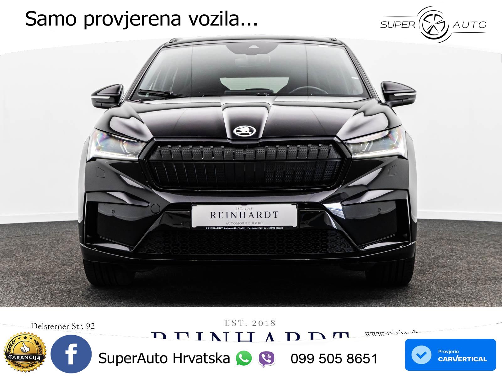 Škoda Enyaq iV 80 82 kWh (204 KS) SportLine LED+GR SJED+ACC