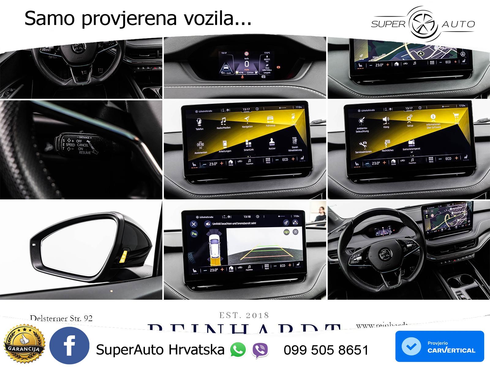 Škoda Enyaq iV 80 82 kWh (204 KS) SportLine LED+GR SJED+ACC