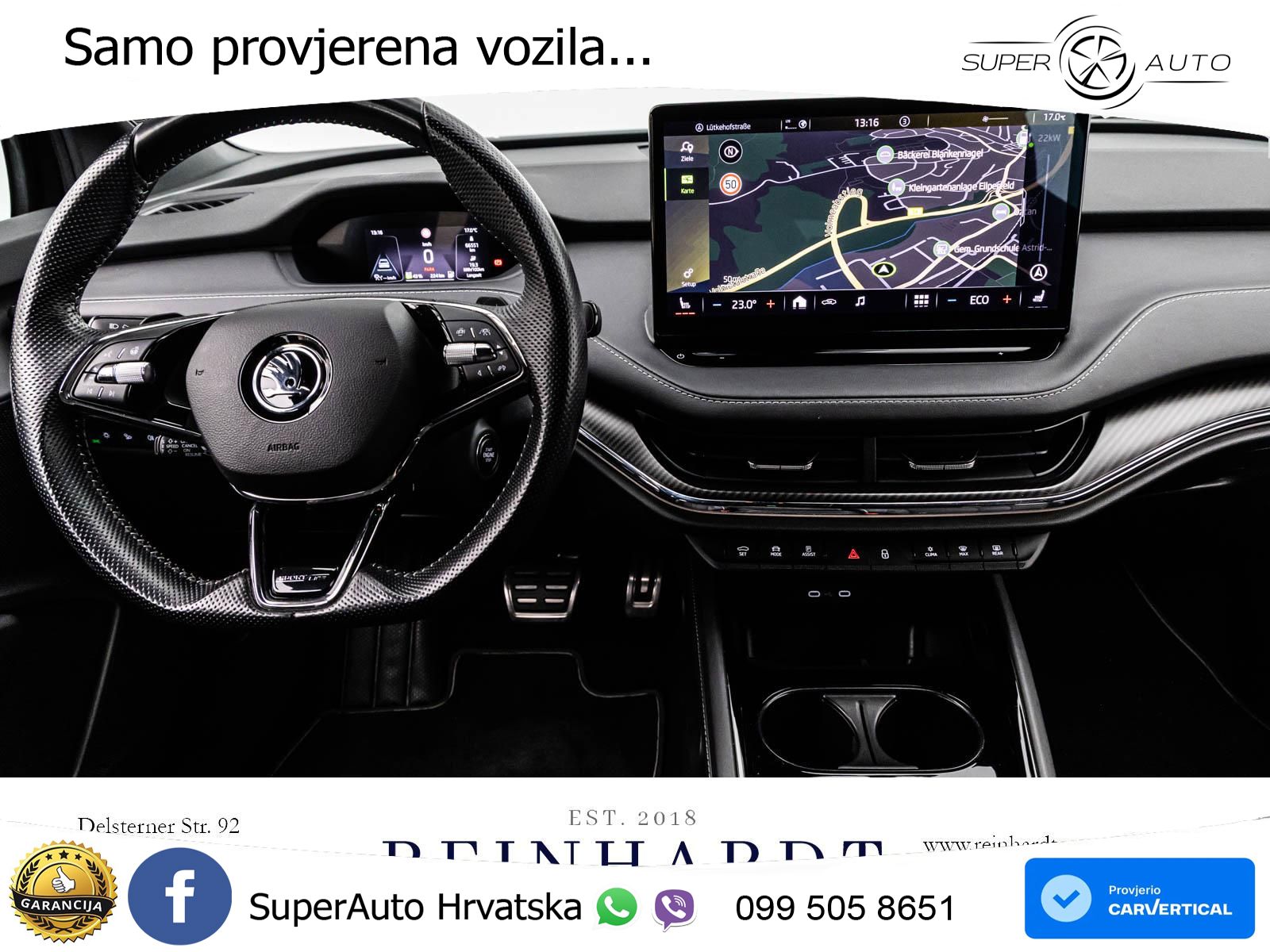 Škoda Enyaq iV 80 82 kWh (204 KS) SportLine LED+GR SJED+ACC