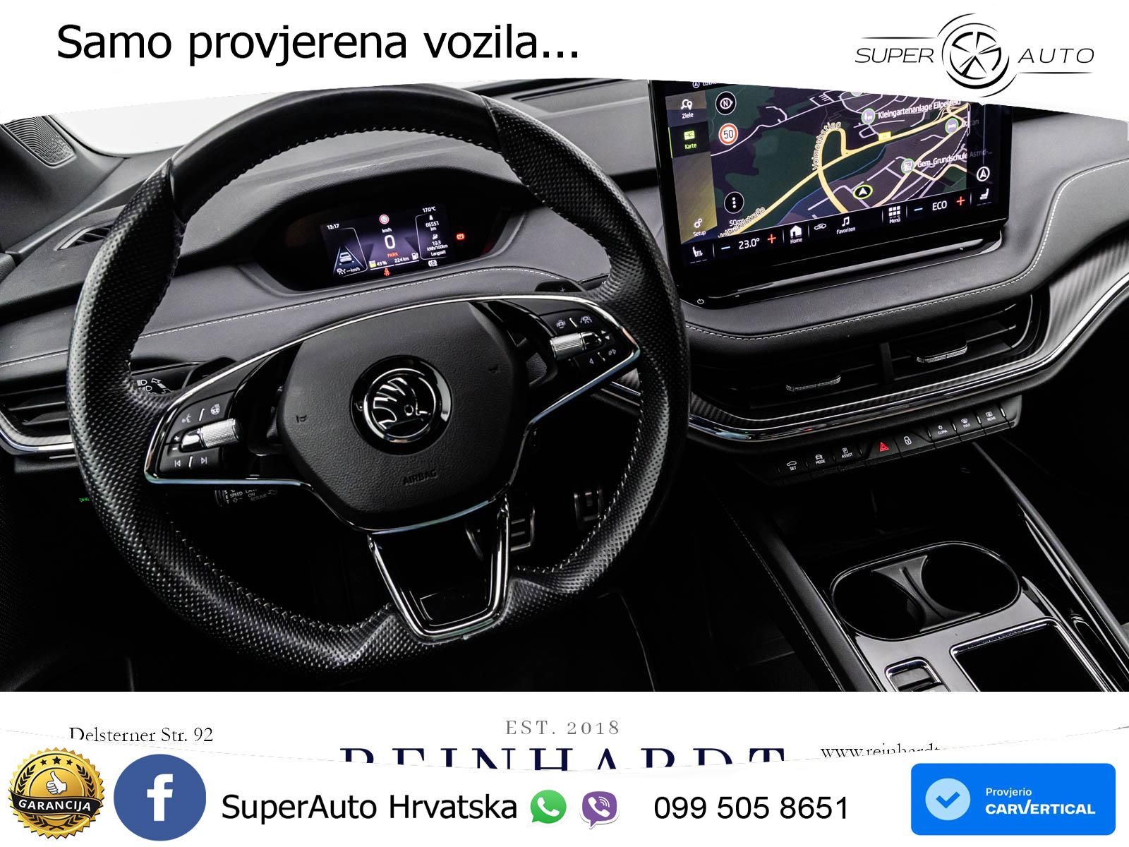 Škoda Enyaq iV 80 82 kWh (204 KS) SportLine LED+GR SJED+ACC