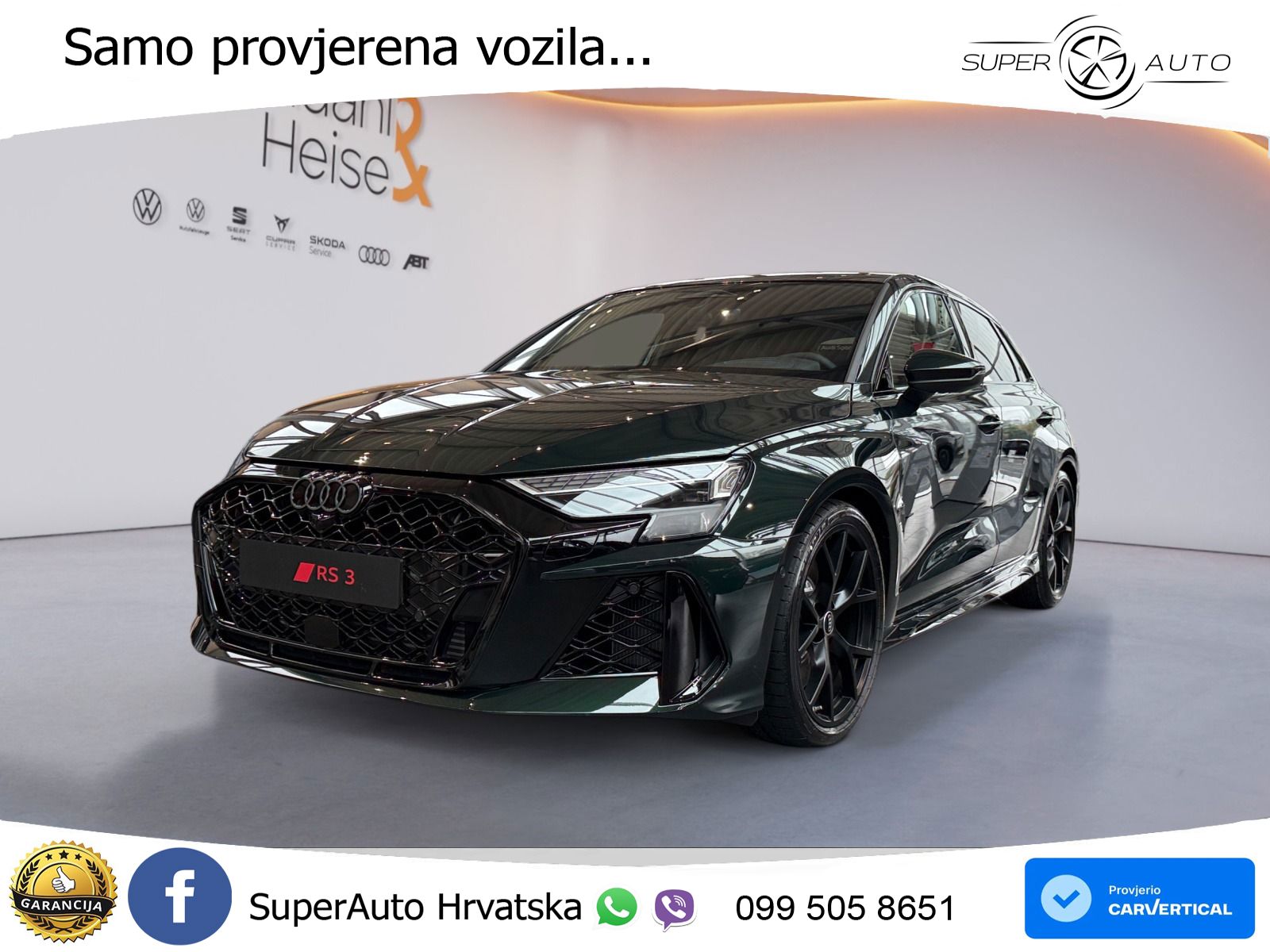 Audi RS3 Sedan 2.5 TFSI (400 KS) quattro S tronic