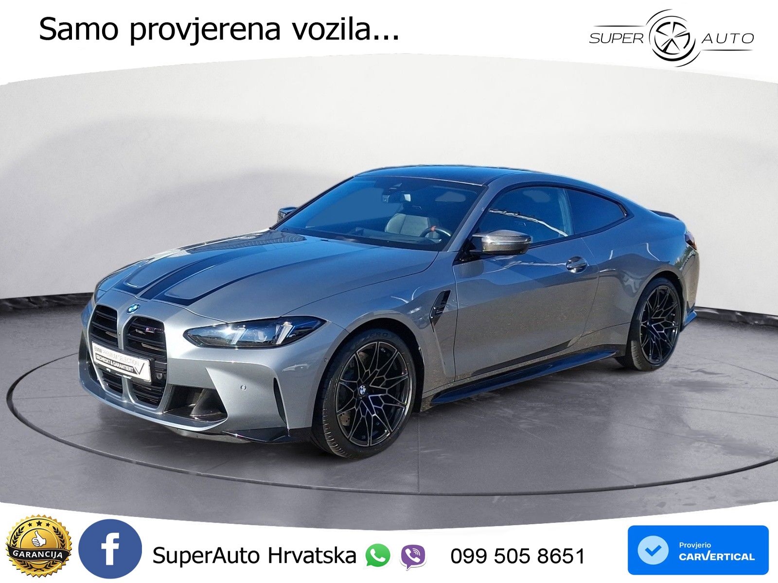 BMW M4 Competition 3.0 (510 KS) Steptronic LED+GR SJED+ACC