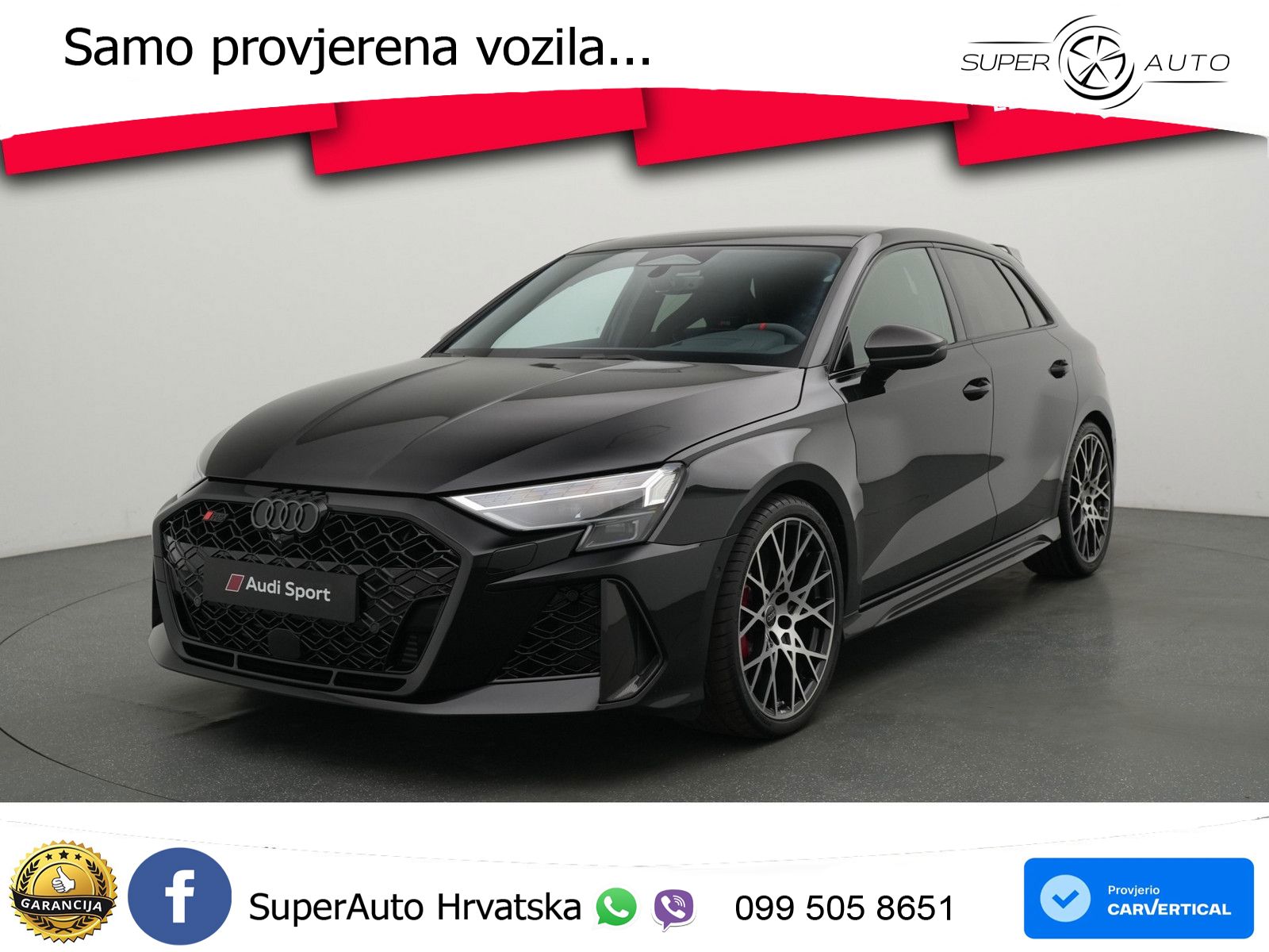 Audi RS3 Sportback 2.5 TFSI (400 KS) quattro S tronic LED+GR SJED+ACC